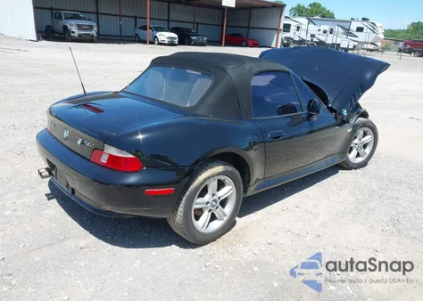 2002 BMW Z3 2.5I from USA, damaged, VIN 4USCN33412LK52494